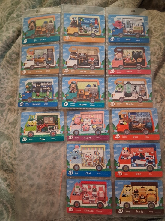 Nintendo Other - Animal Crossing Amiibo Card Lot - Multicolor Collector Set